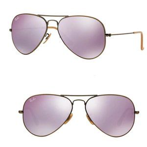 RAY-BAN Aviator RB 3025 Lilac Mirror Lens